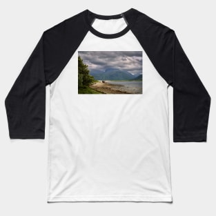 Shipwreck on the Shore of Loch Linhe Baseball T-Shirt